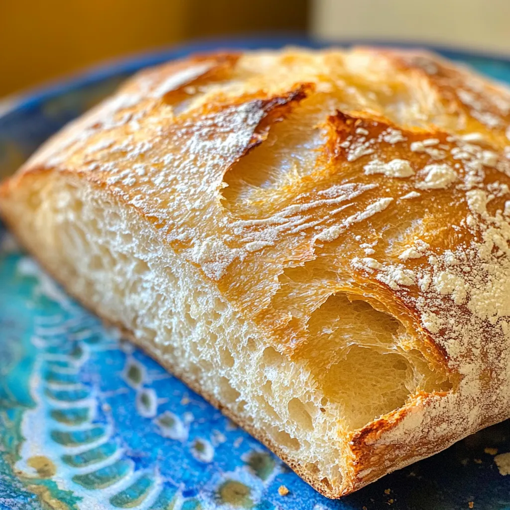 A slice of bread on a plate.