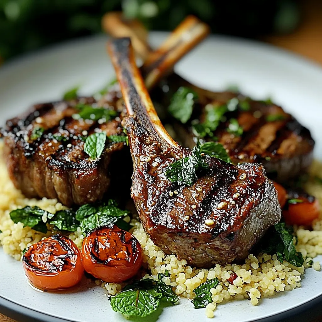 A plate of meat with a green garnish.