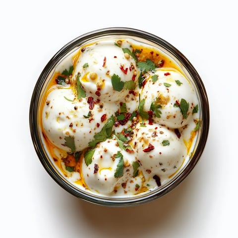 A bowl of food with a spoon in it.
