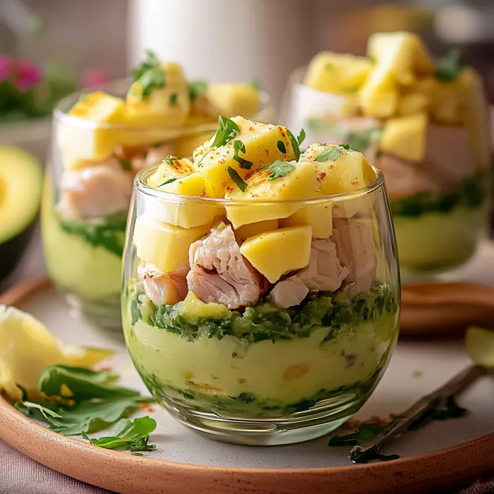 A bowl of food with a slice of pineapple on top.