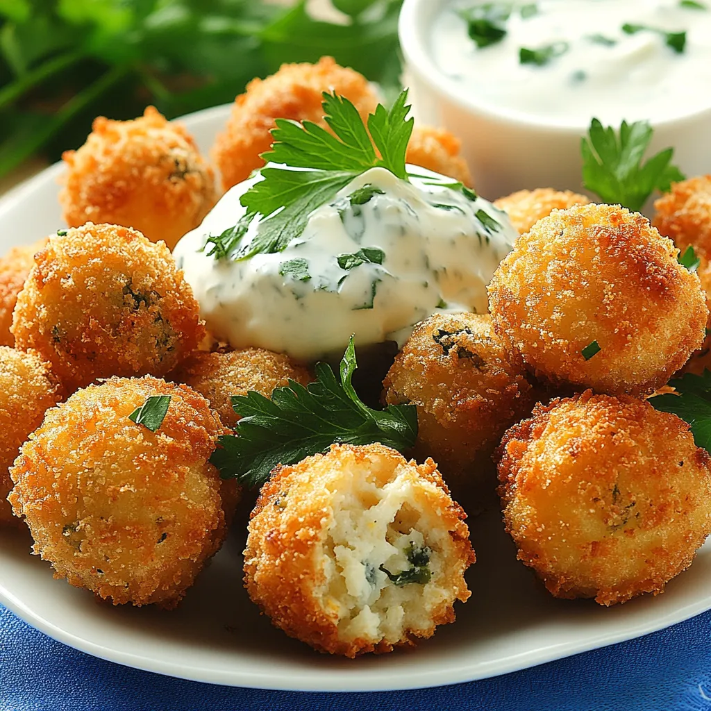 A plate of food with a white sauce on top.