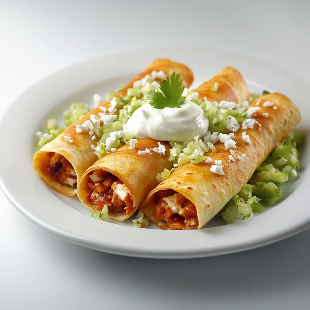 A plate of food with a white sauce on top.