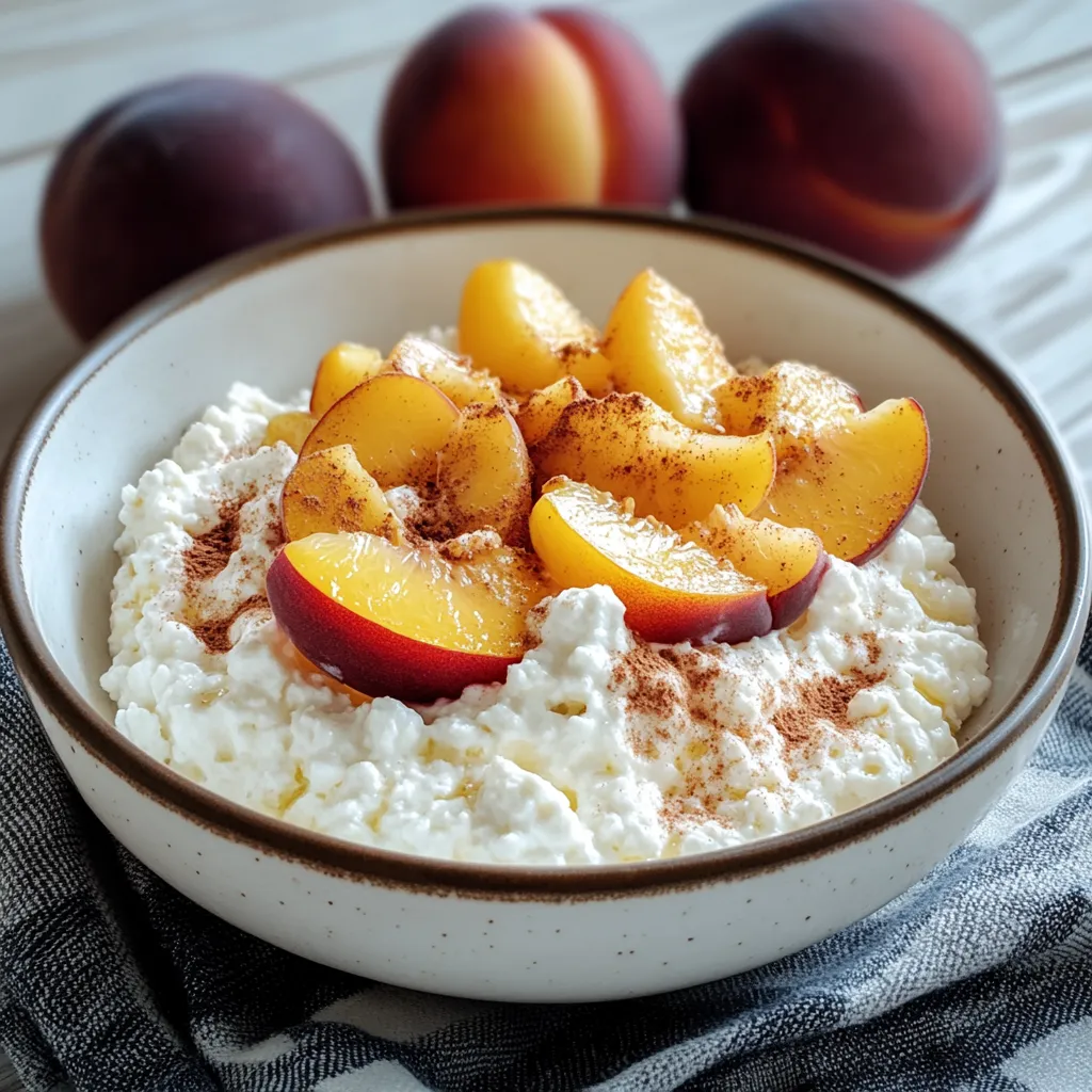 Bowl of fruit with peaches and plums.