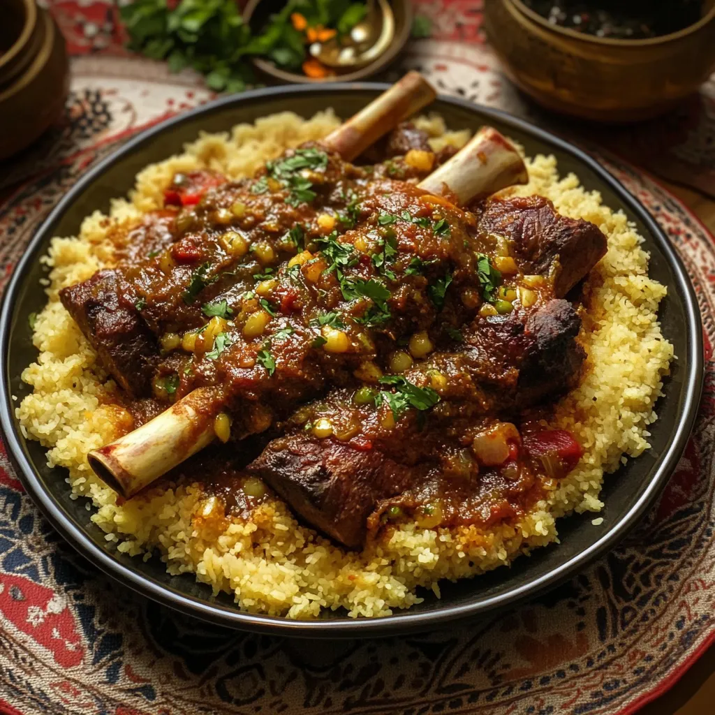 A plate of meat with a spoon in it.