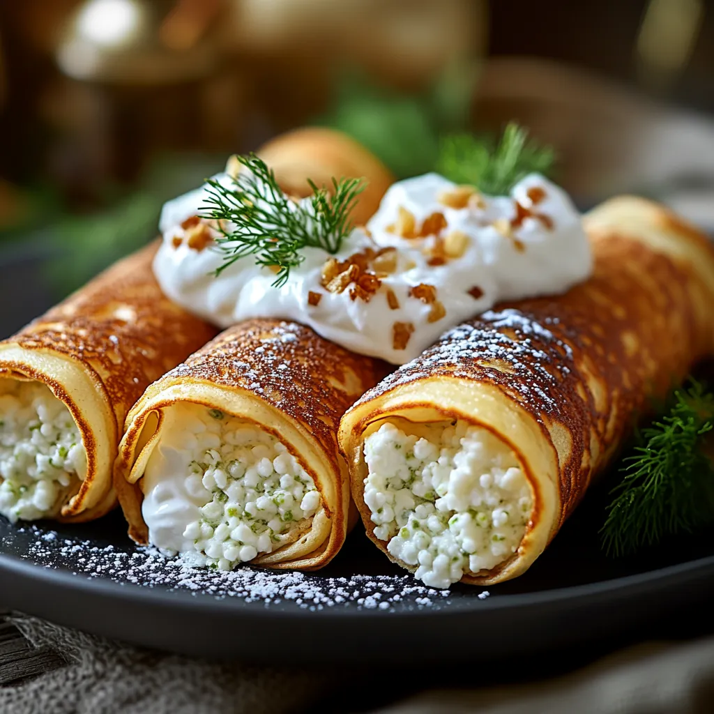 A plate of food with a cream sauce.