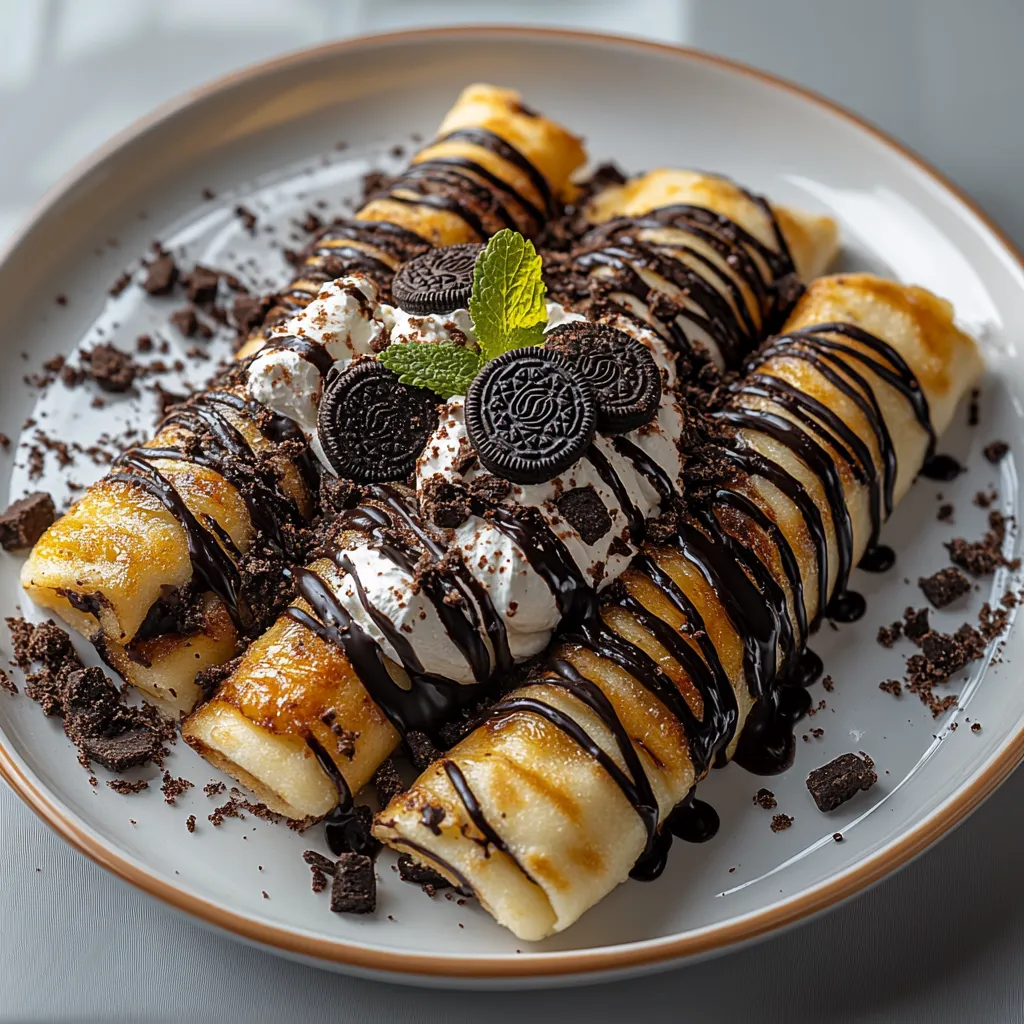 A plate of food with a banana and chocolate sauce.