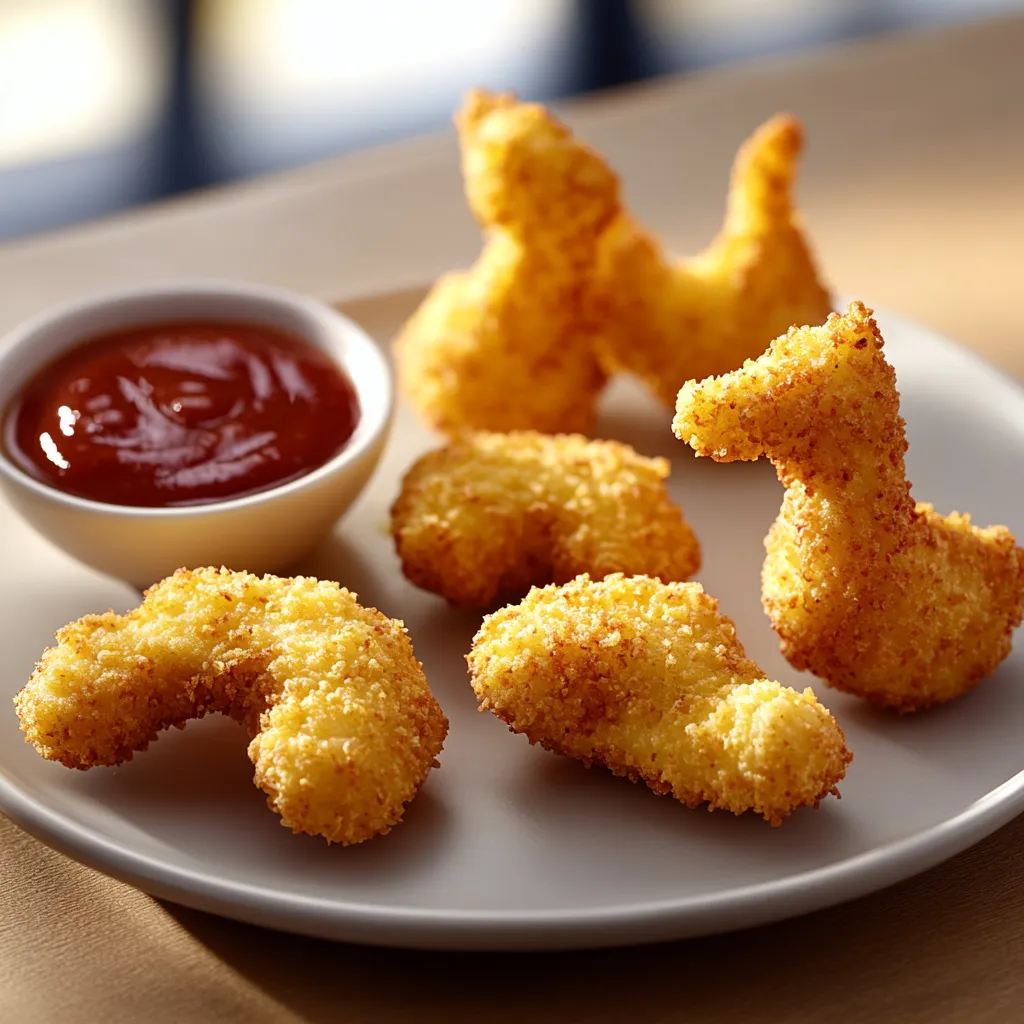 A plate of food with a bowl of ketchup.