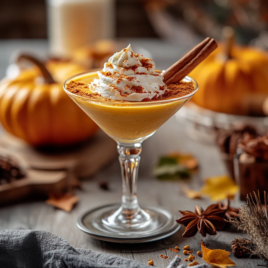 A glass of pumpkin spice with whipped cream.
