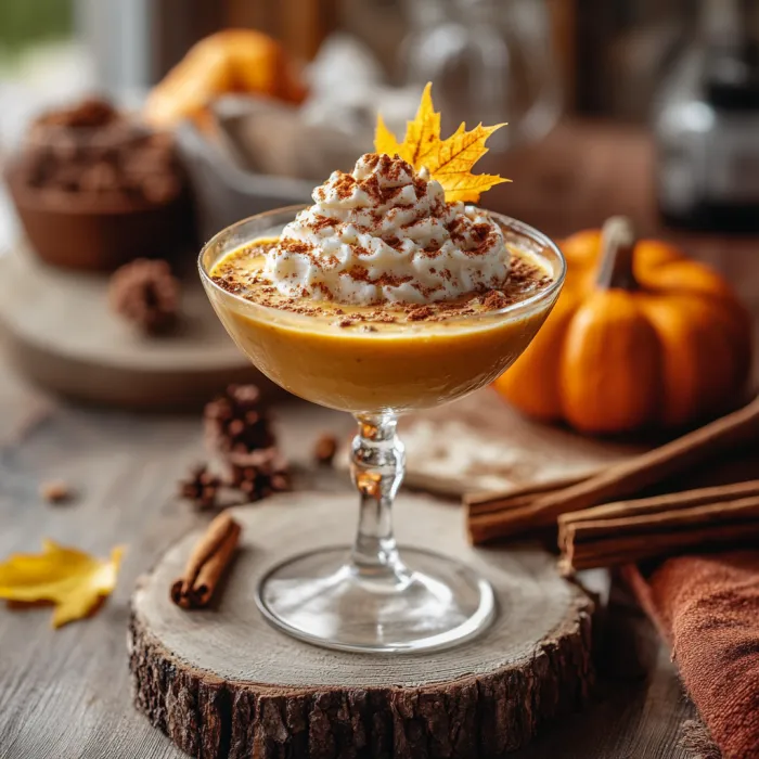 A glass of pumpkin spice with whipped cream on top.