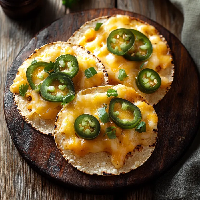 Three slices of pizza with jalapenos on a wooden cutting board.