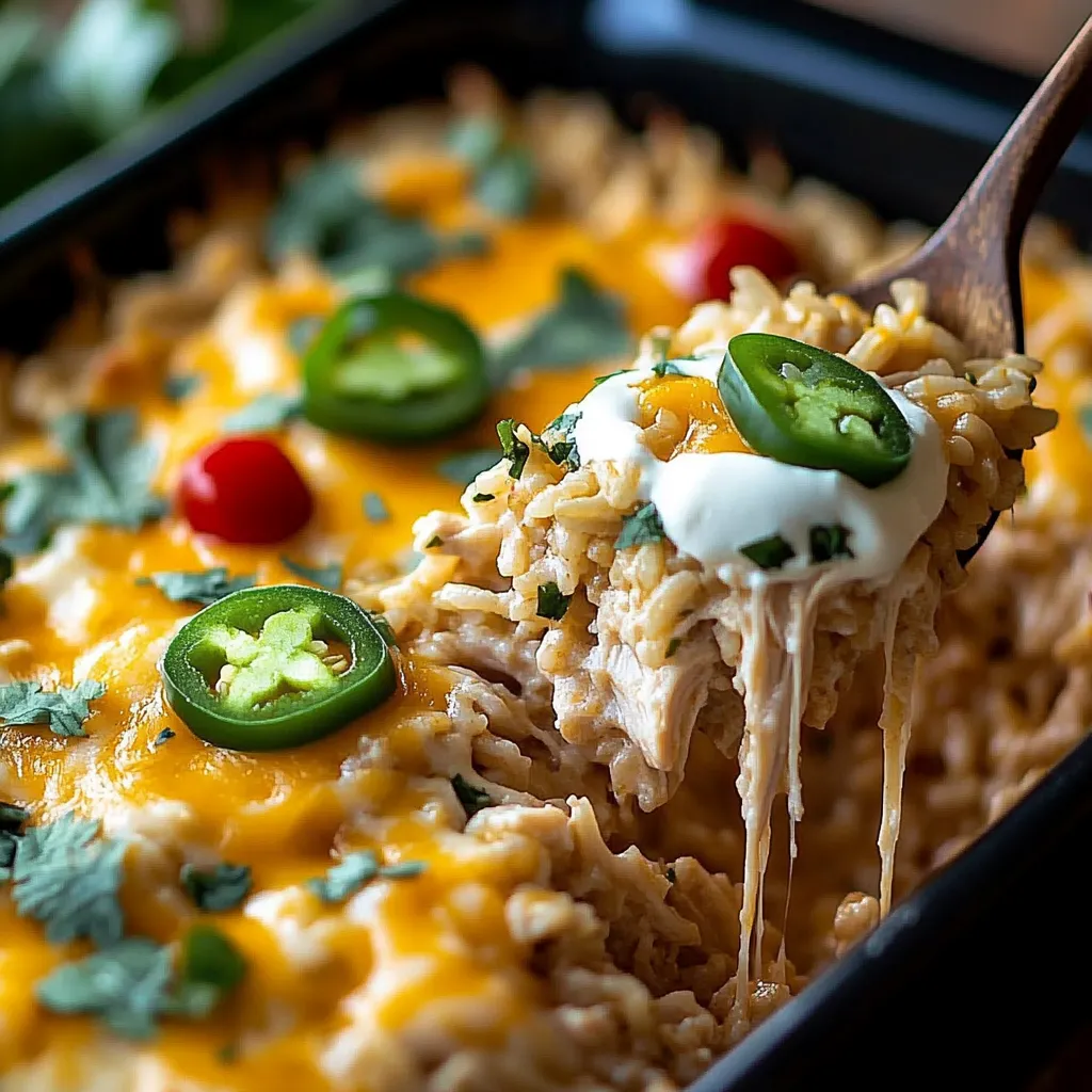 A bowl of food with a spoon in it.