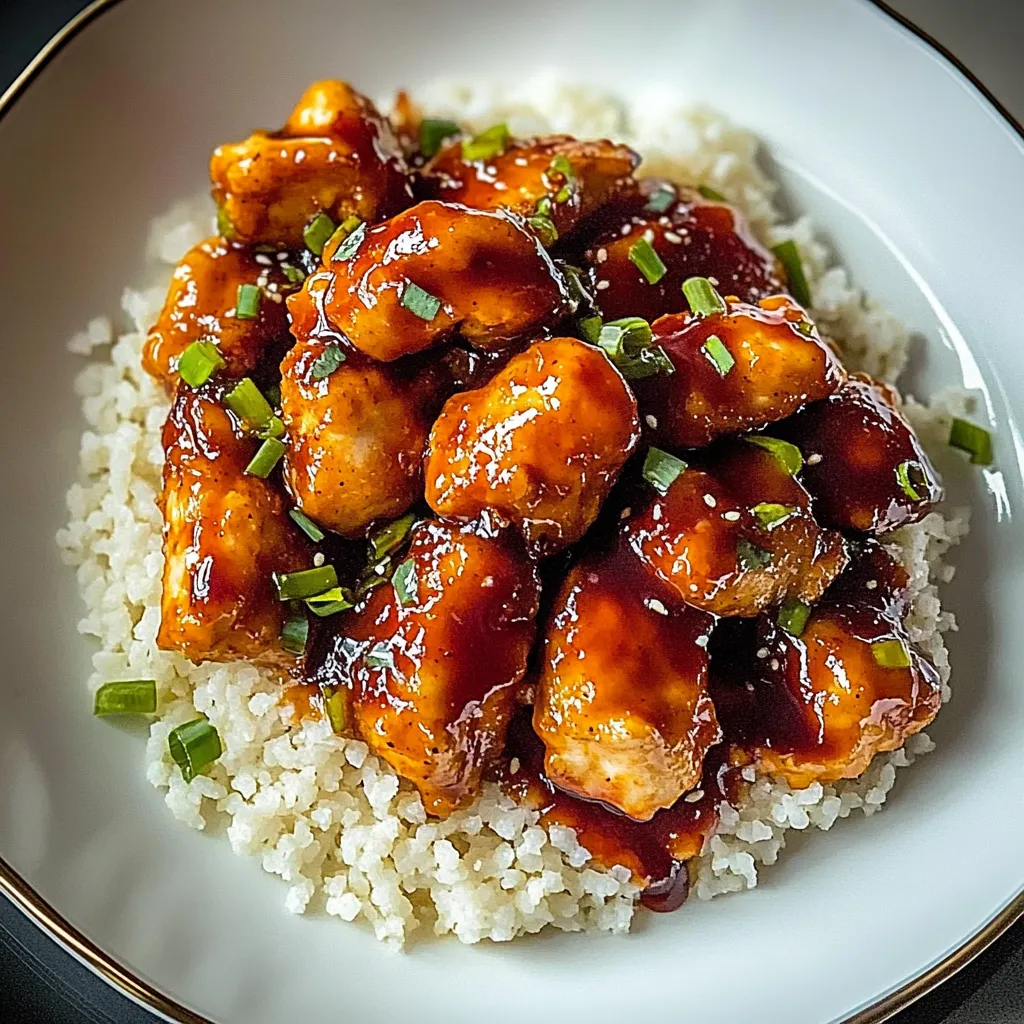 A plate of chicken and rice.