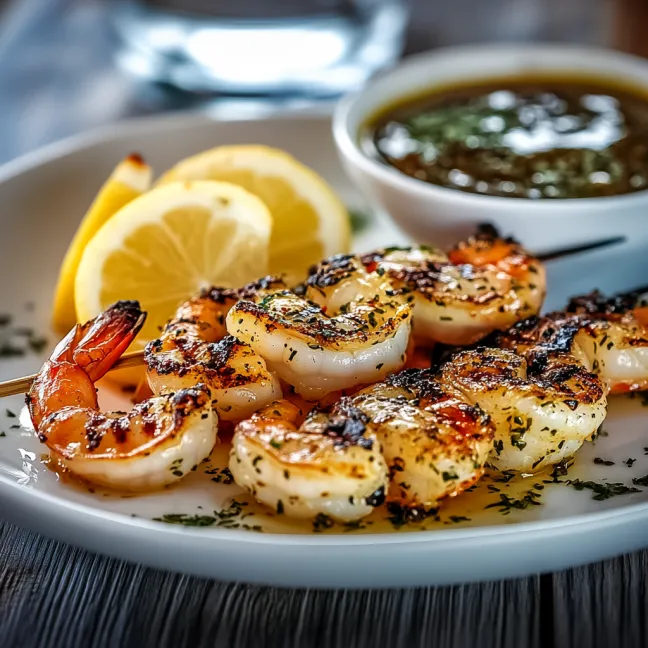 A plate of shrimp with a bowl of sauce.