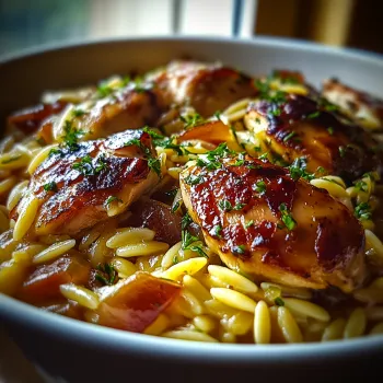 A bowl of food with chicken and pasta.