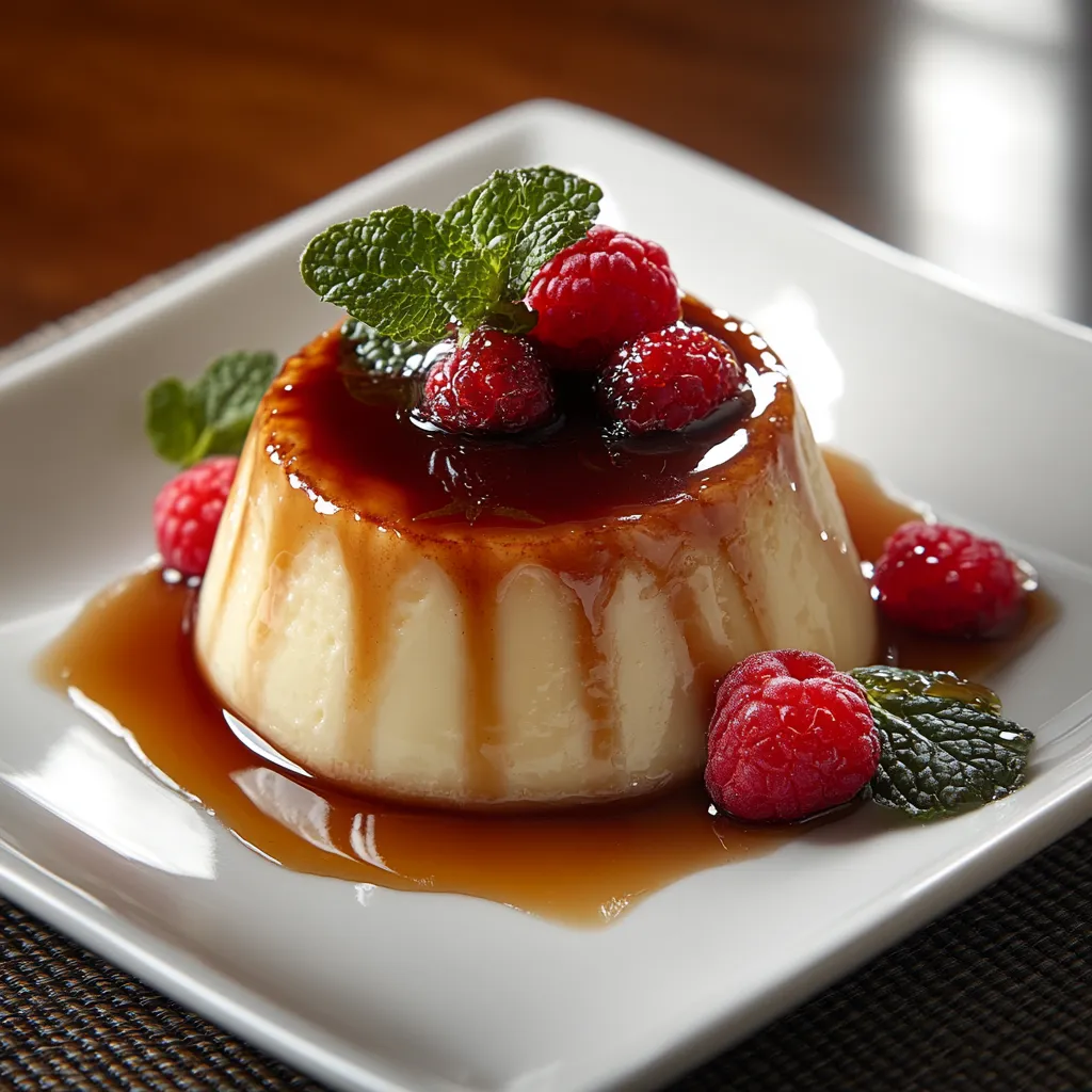 A white plate with a dessert on it.