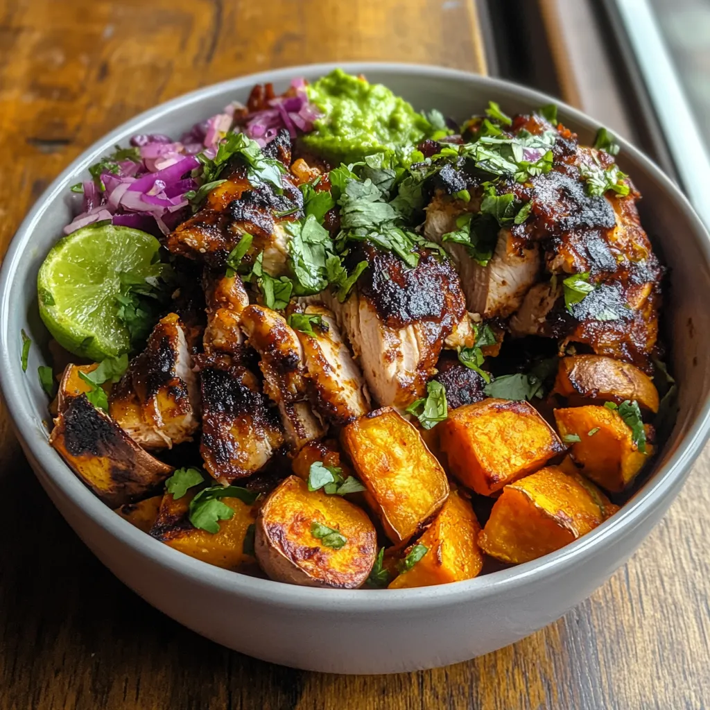 A bowl of food with meat and vegetables.