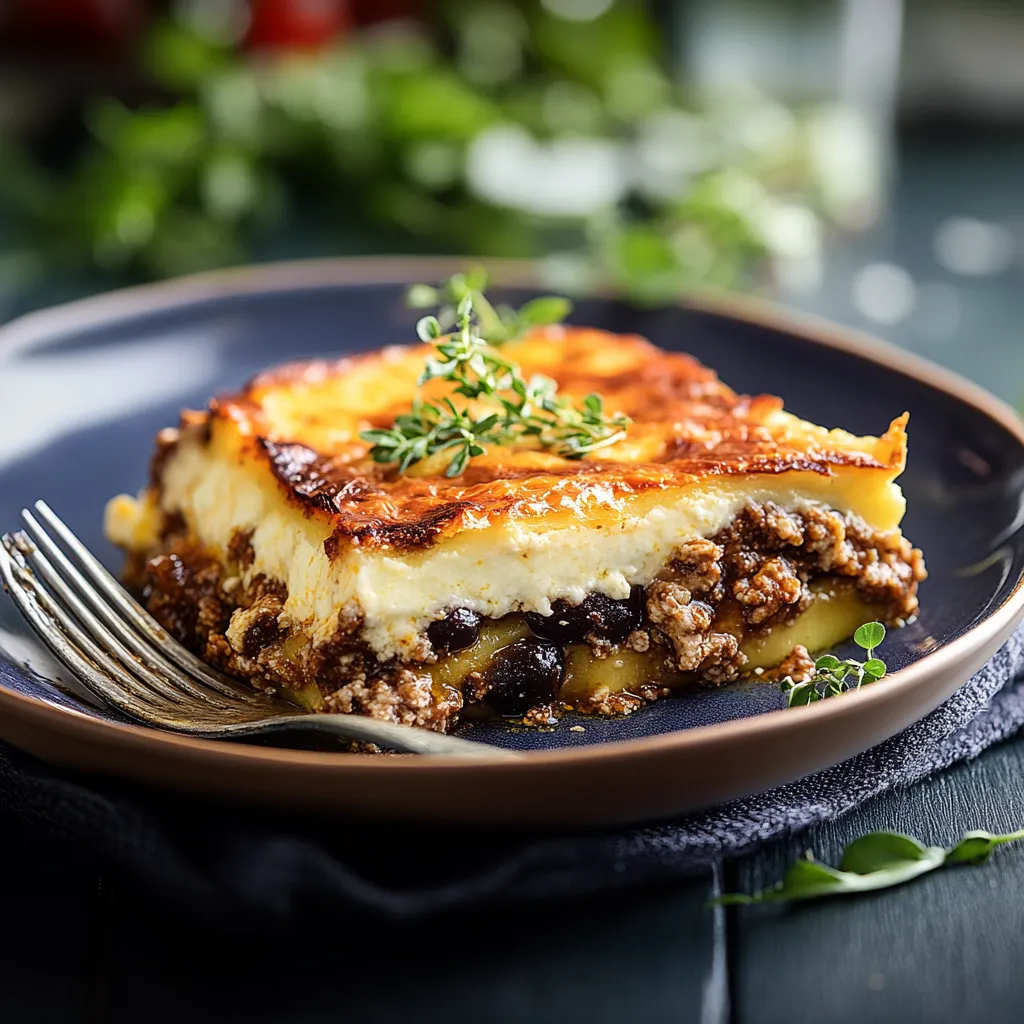 A slice of pie with a fork on a plate.