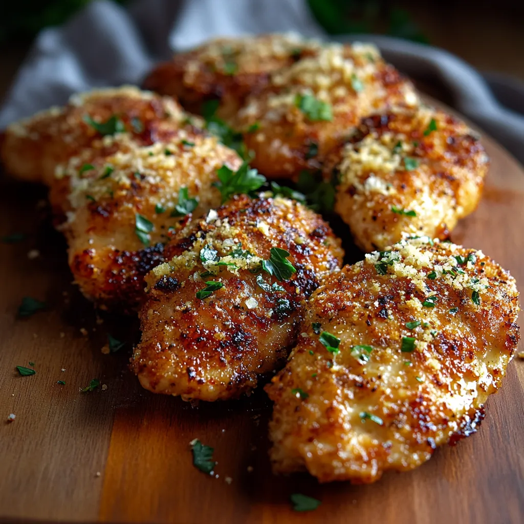 Chicken wings on a wooden cutting board.