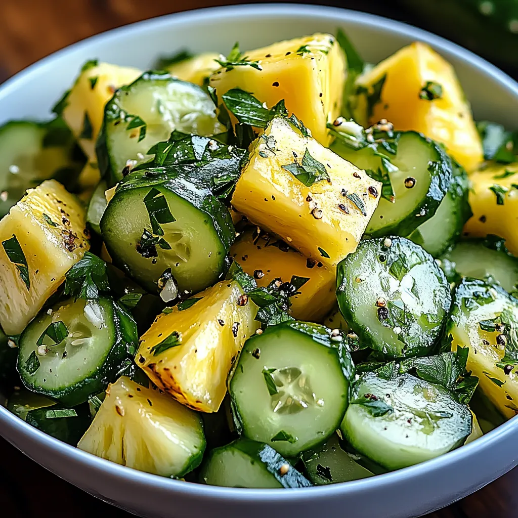 A bowl of sliced cucumbers.