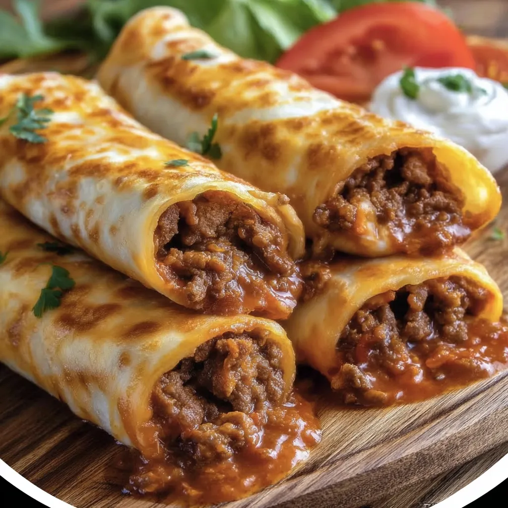 A plate of food with meat and cheese.