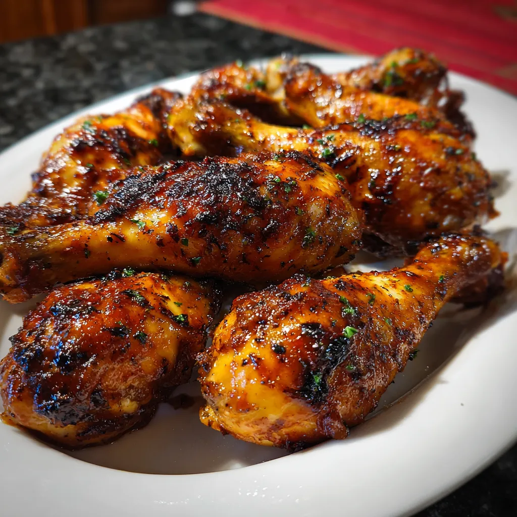 A plate of chicken wings.