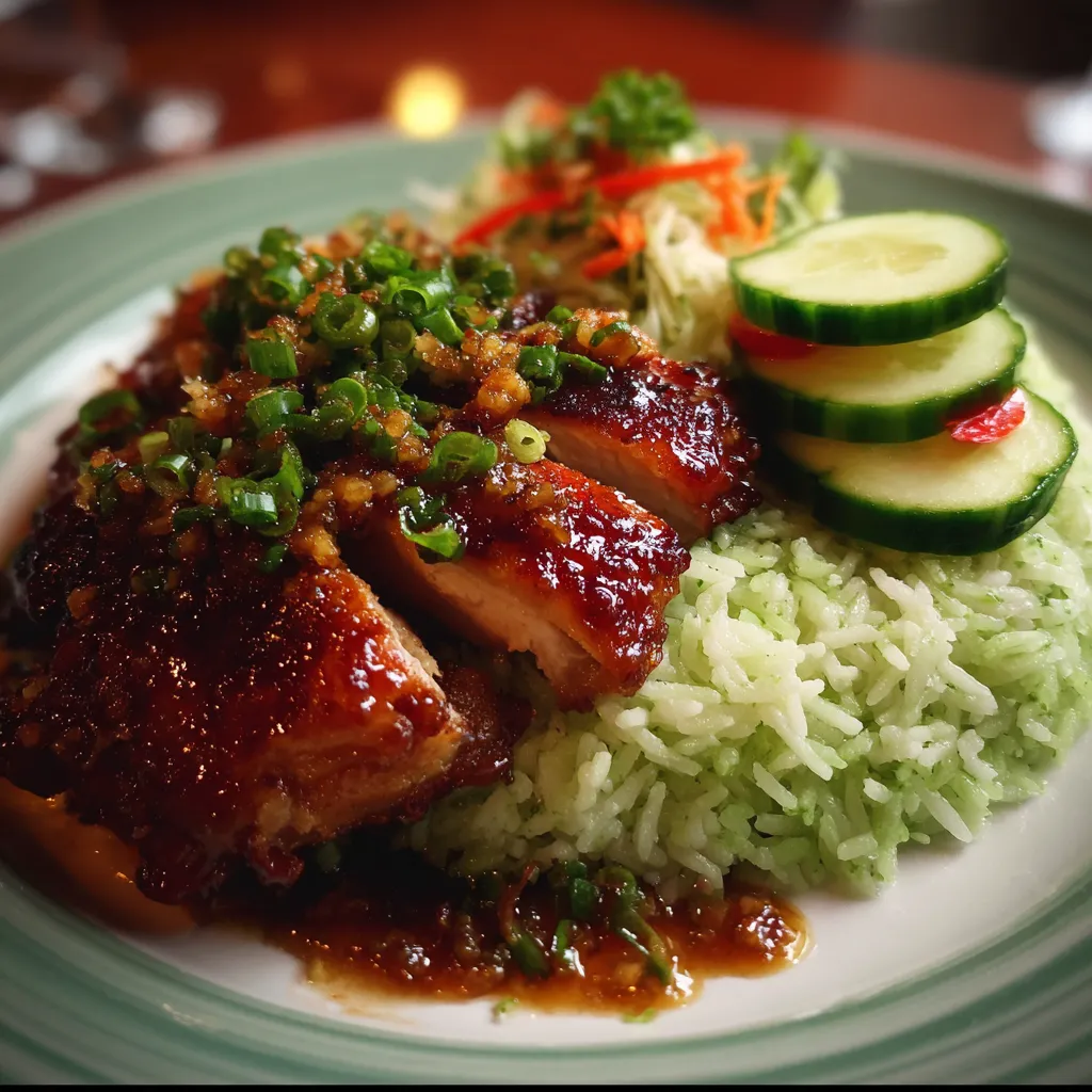 A plate of food with rice and meat.