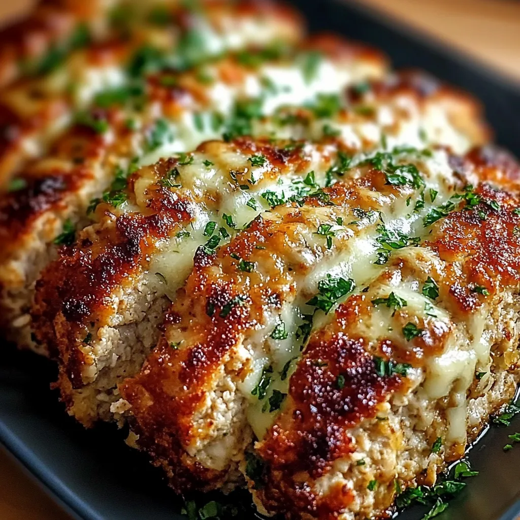 A plate of food with a cheese and herb topping.