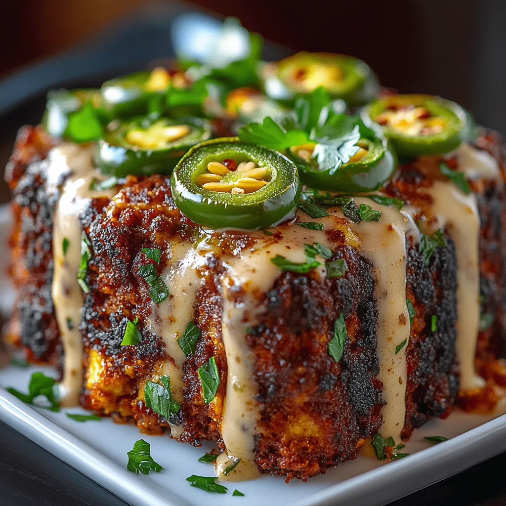 A cake with jalapenos on top.