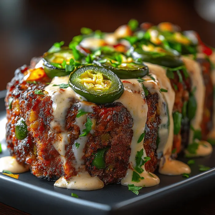 A plate of food with a green topping.