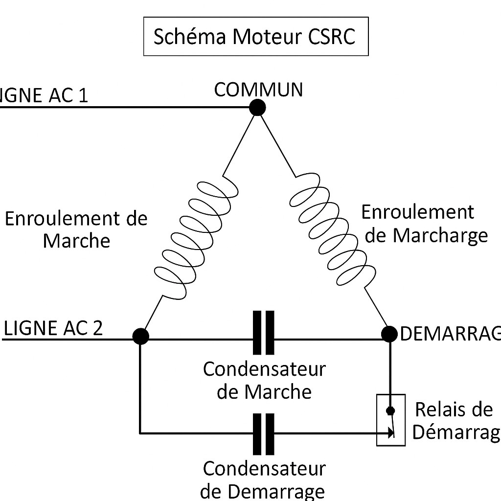 A diagram of a tree with three branches and a box on the right.