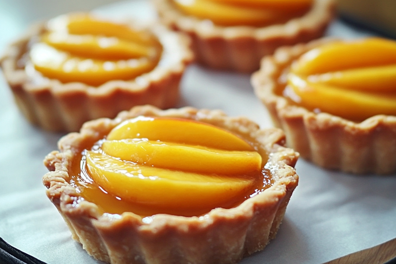 Mini Brown Butter Peach Tarts Mini Brown Butter Peach Tarts
