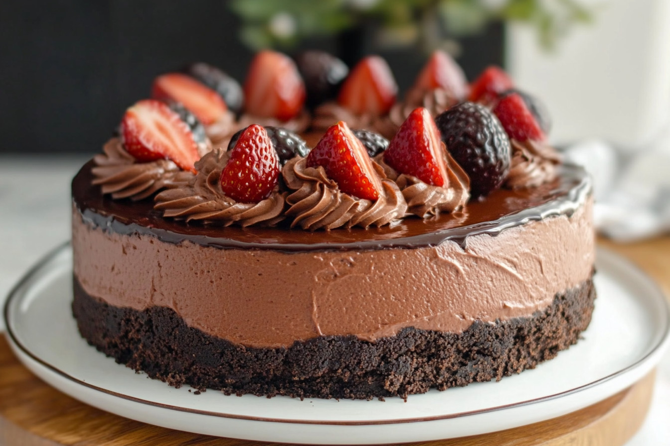 No-Bake Chocolate Cheesecake No-Bake Chocolate Cheesecake