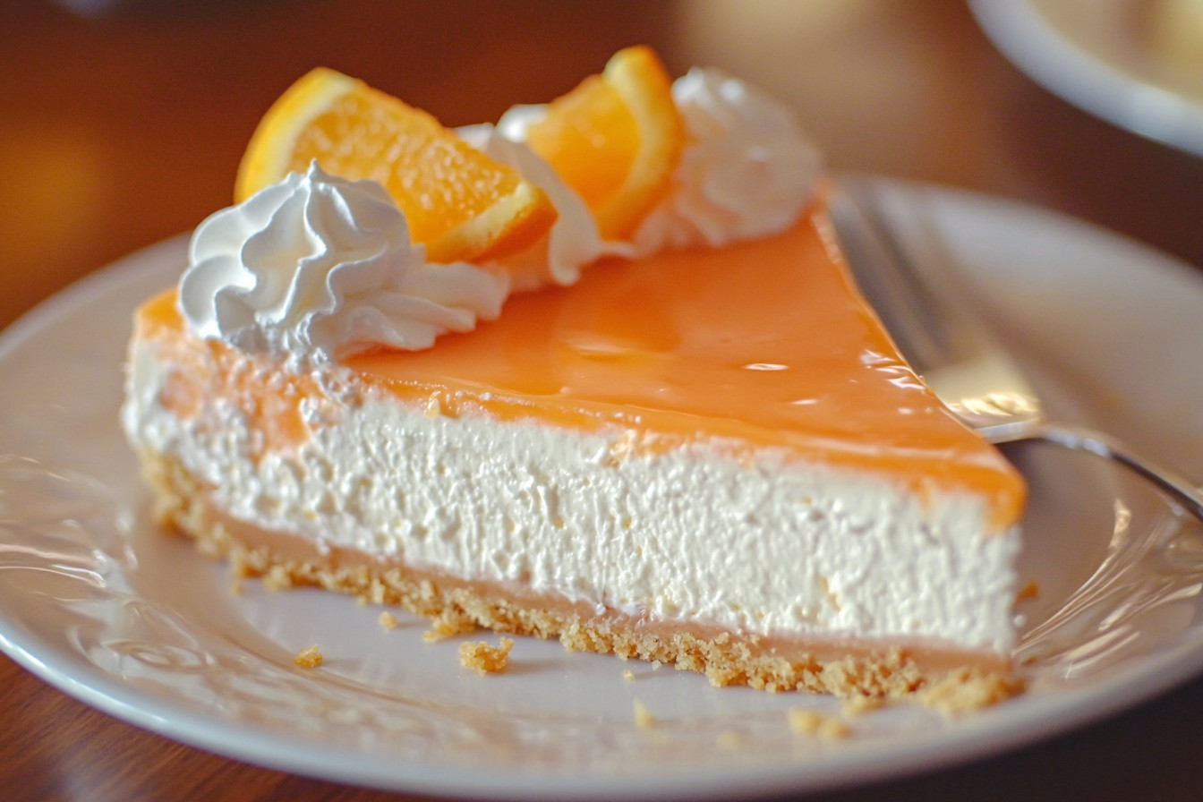 No-Bake Orange Creamsicle Cheesecake No-Bake Orange Creamsicle Cheesecake