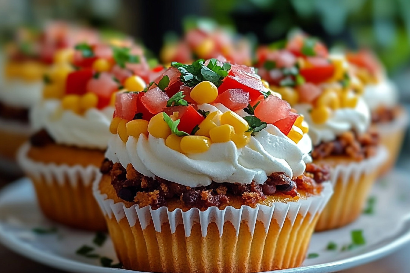 Taco Cupcakes Taco Cupcakes