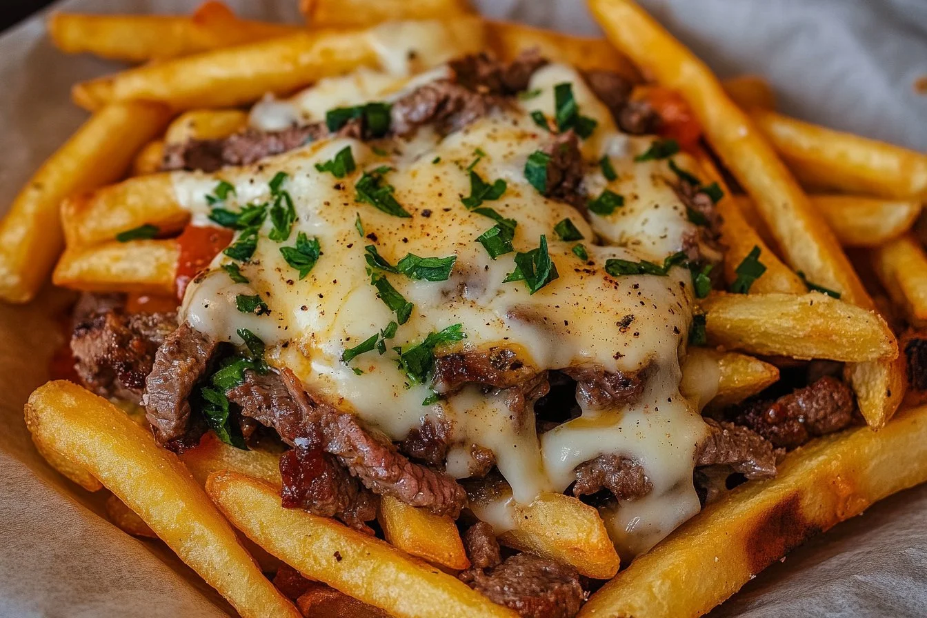 Philly Steak Cheese Fries Philly Steak Cheese Fries