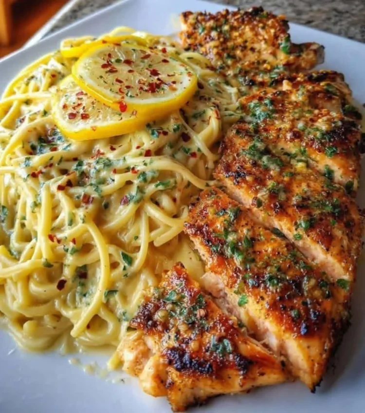 Spaghetti with Salmon, Garlic, Parmesan, and Lemon Spaghetti with Salmon, Garlic, Parmesan, and Lemon