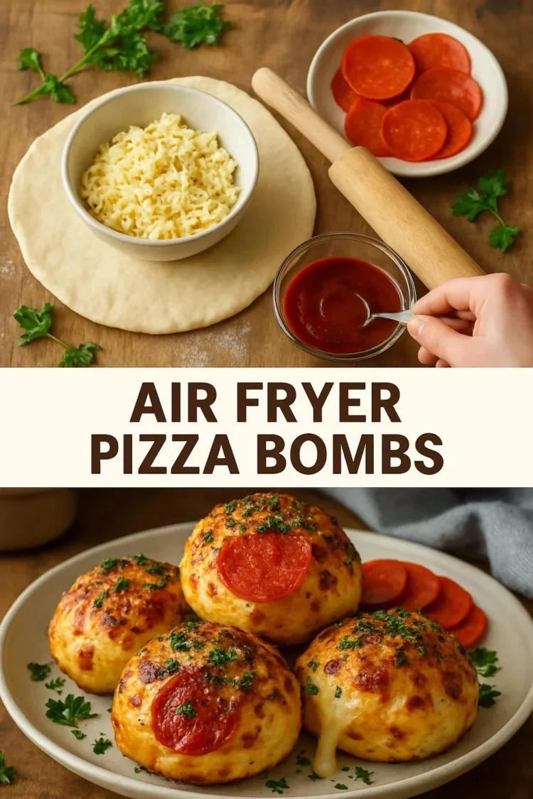 Air Fryer Pizza Bombs Air Fryer Pizza Bombs