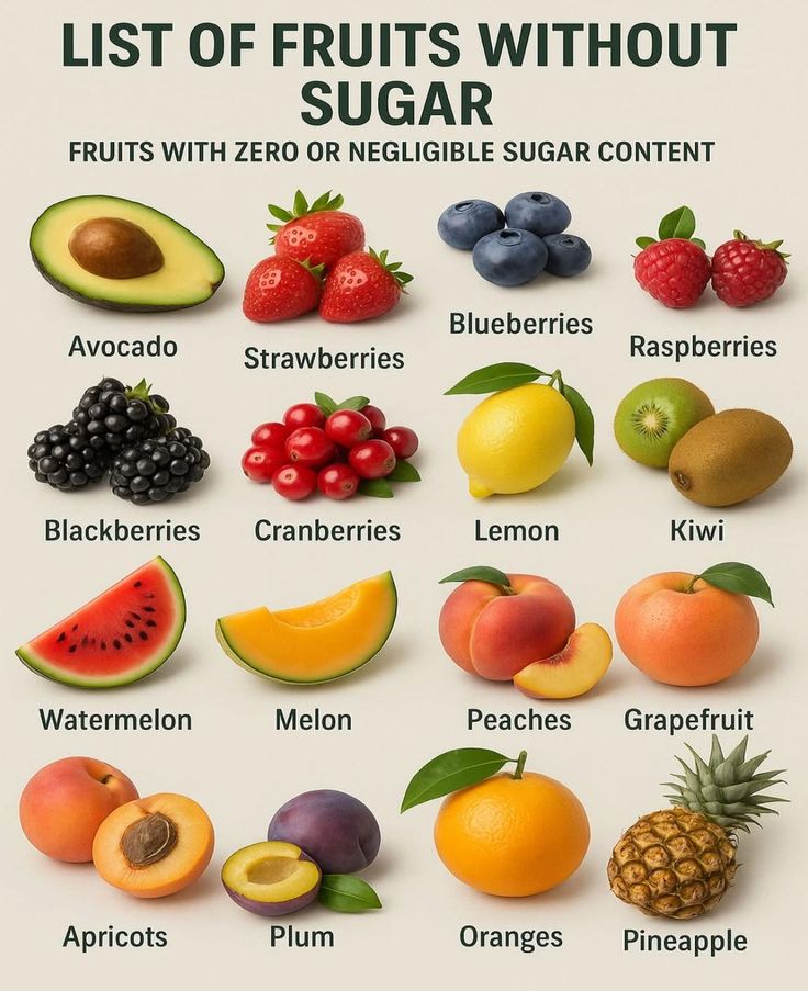 List of Fruits Without Sugar: A Complete Guide